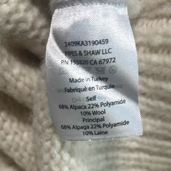 Veronica Beard Anne Fair Isle Alpaca Pullover in Excellent Pre Loved Condition - Picture 4 of 5